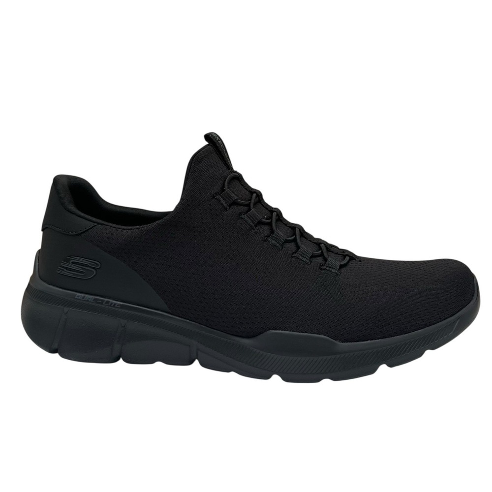 Skechers Equalizer 4.0 Voltis Men's Slip-on Walking Sneaker Size 11 Solid Black - Picture 2 of 12
